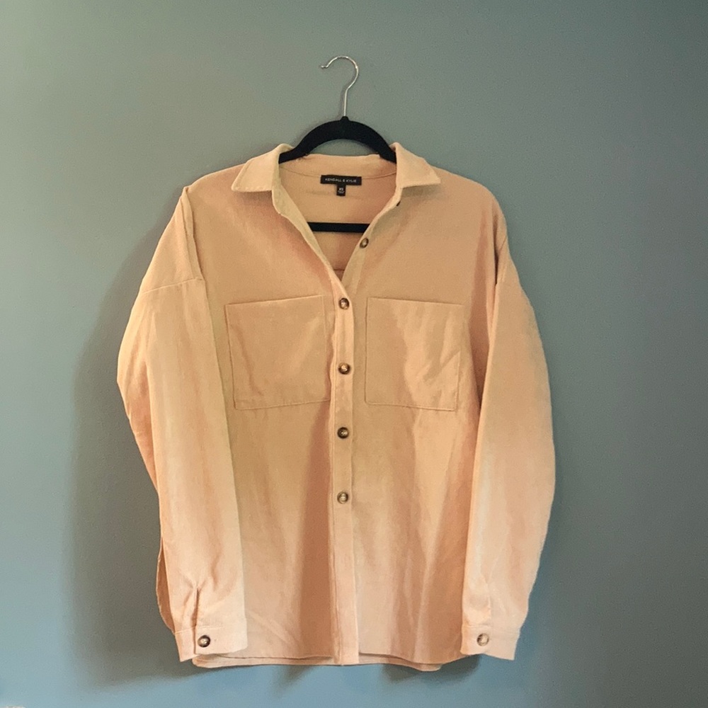 Kendall & Kylie Corduroy Shirt